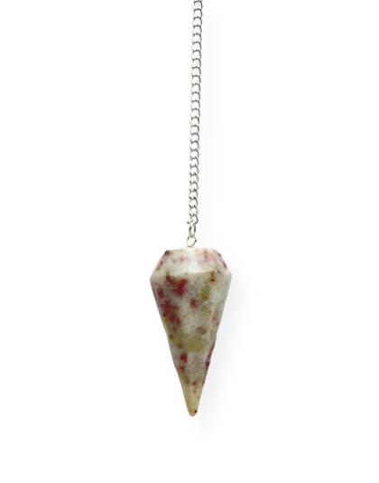 Cinnabarite Gemstone Pendulum