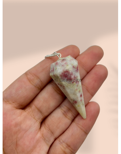 Cinnabarite Gemstone Pendulum