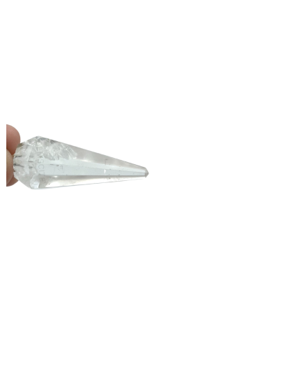 Clear Quartz Gemstone Pendulum