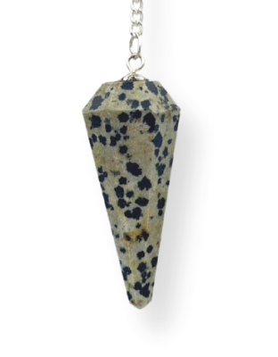 Dalmatian Jasper Gemstone Pendulum