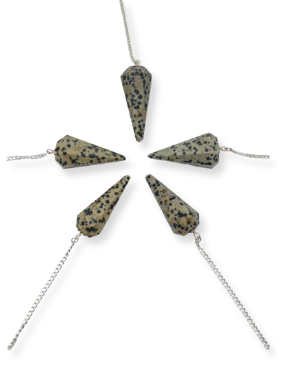Dalmatian Jasper Gemstone Pendulum