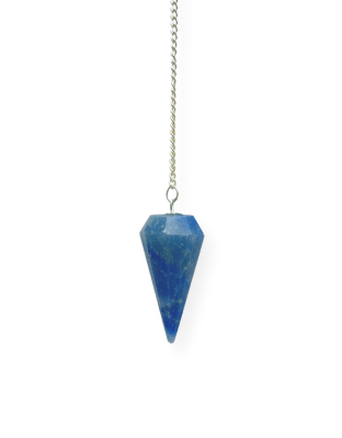 Dumortierite Gemstone Pendulum