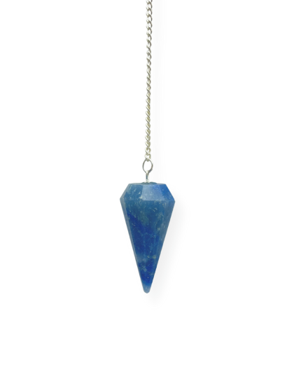 Dumortierite Gemstone Pendulum