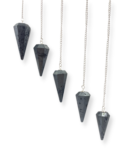 Hematite Gemstone Pendulum