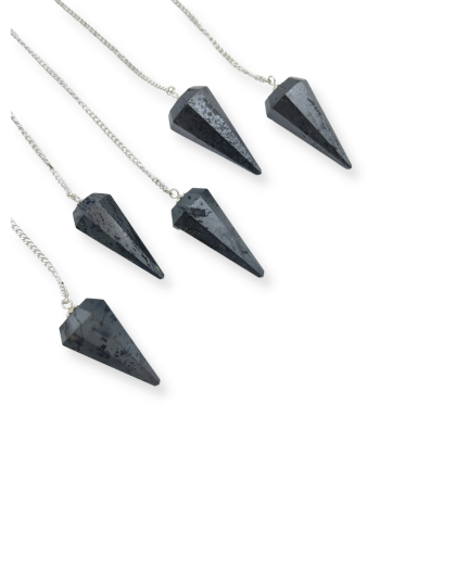 Hematite Gemstone Pendulum