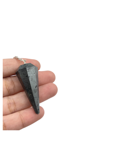 Hematite Gemstone Pendulum