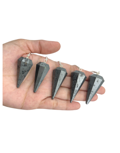 Hematite Gemstone Pendulum