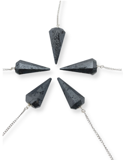 Hematite Gemstone Pendulum