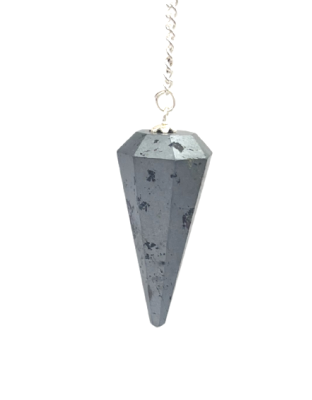 Hematite Gemstone Pendulum