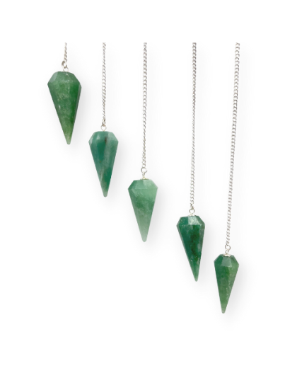 Green Aventurine Gemstone Pendulum