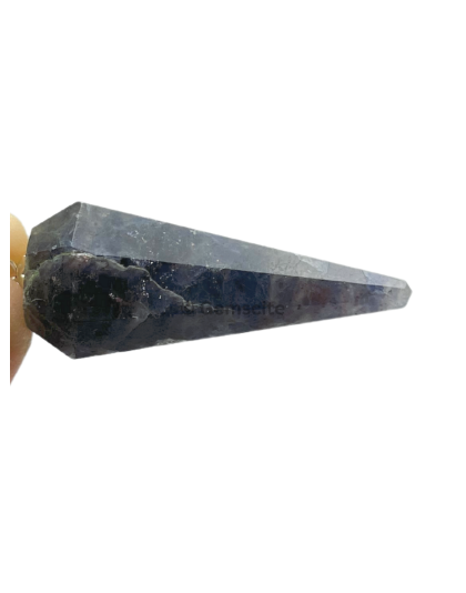 Iolite Gemstone Pendulum