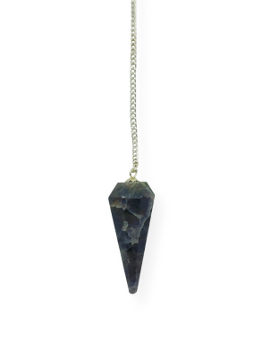 Iolite Gemstone Pendulum