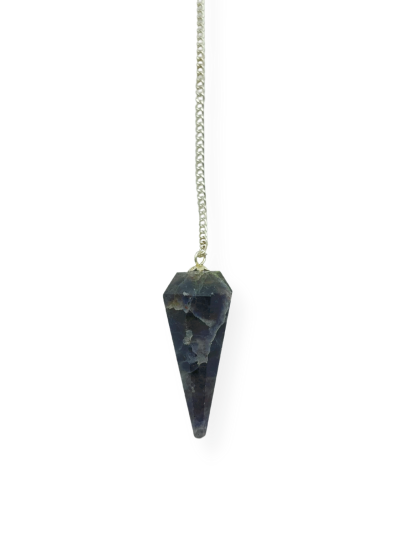 Iolite Gemstone Pendulum