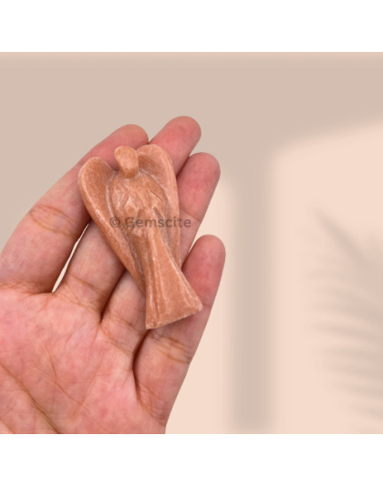 Red Aventurine Angel (2 inch &amp; 1 inch)